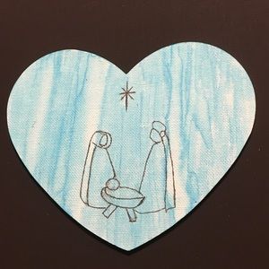 ✨Nativity Heart Magnet ✨